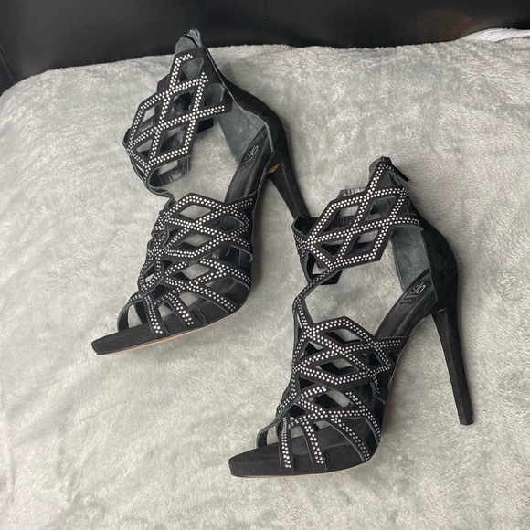 Isabella Lurusso Rhinestone Heels - Picture 2 of 7